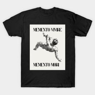 memento mori, art greek, latin phrase T-Shirt